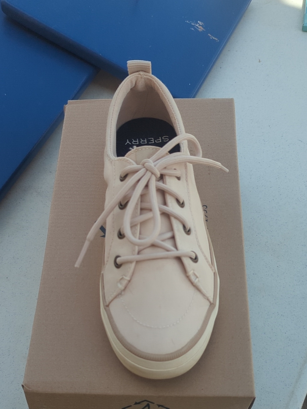 Sperry Women's Pale Pink Lace-Up Sneaker